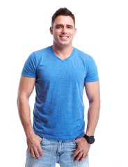 Obraz premium Young handsome man.