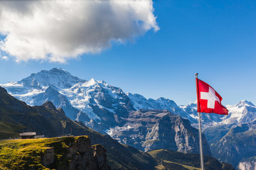 View of Jungfrau from Mannlichen