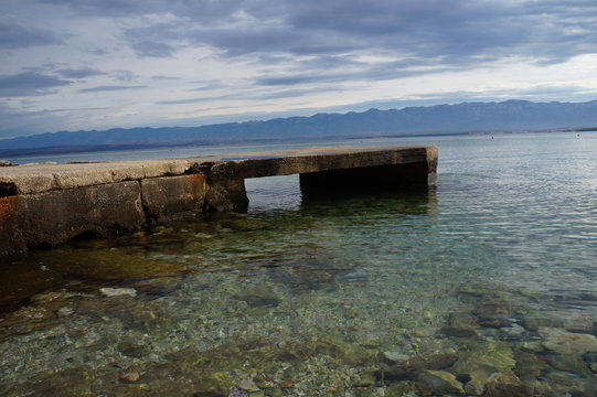 Chorwacja, plaża na wyspie Vir