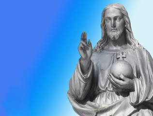 Fototapeta premium Jesus Christ the teacher (statue)