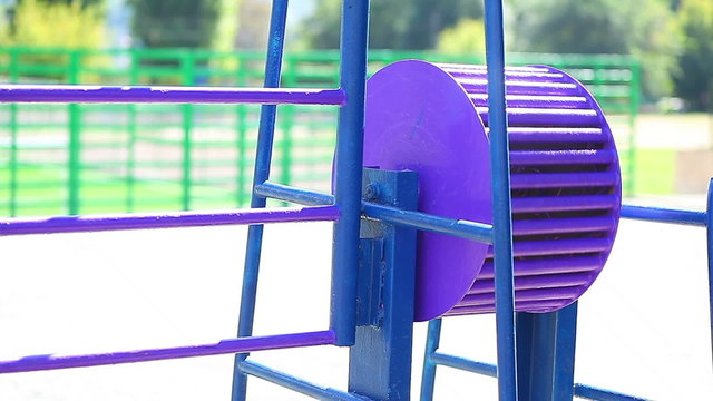 element playground in park for children 