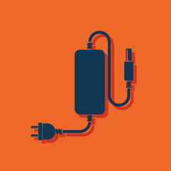 Icon of Phone Charger, vector illustration