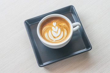 Cup of Tulips Coffee latte