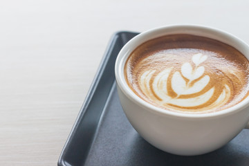 Cup of Tulips Coffee latte