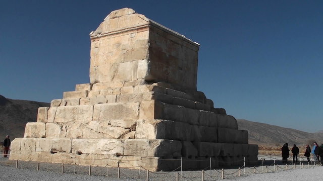 The tomb of Cyrus the Great.