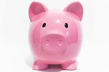 Detail of a piggy bank