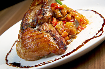 Braunes Gefluegelragout