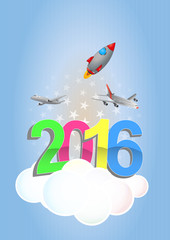 Naklejka premium 2016 trip