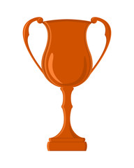 Flat challenge cup, winner trophy