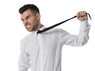 Businessman isolated portrait