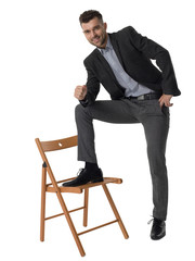 Businessman isolated portrait