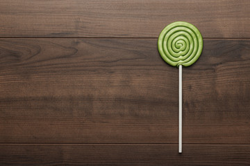 green lollipop