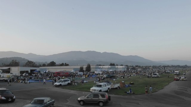 Night time lapse of the Balloon Glow at the Citrus Classic Balloon Festival in Santa Paula, California.