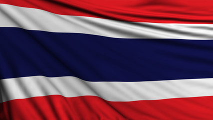 Naklejka premium Thailand Flag, Thailand Background, Asia