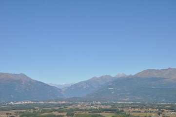 Fototapeta na wymiar Bassa Valle Aosta