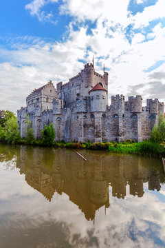 Burg Gravensteen in Gent, Belgien