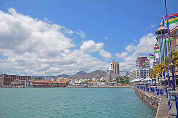 Naklejka premium Port Louis, Mauritius