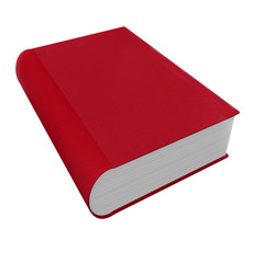 Book Red 3d Cover Novel Fiction Advice Help Manual
