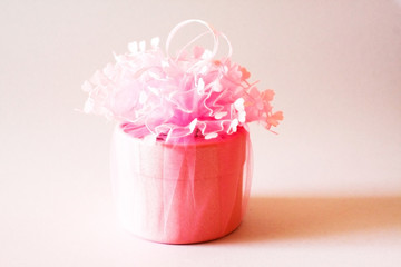 lovely pink color wedding gift set