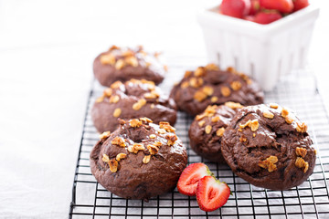 Chocolate homemade bagels