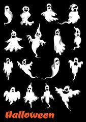 Halloween ghosts, ghouls and monsters