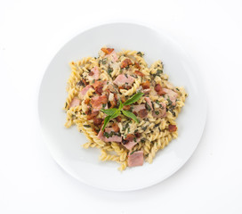 penne pasta with cream sauce