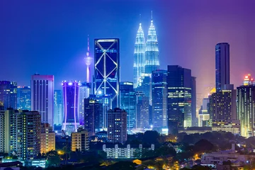 Poster Skyline van Kuala Lumpur © SeanPavonePhoto