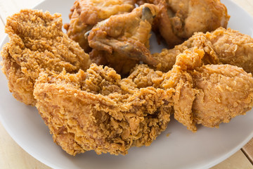 fried crispy chicken