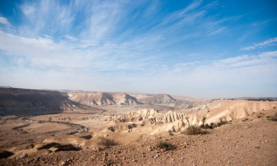 Travel in Negev desert, Israel