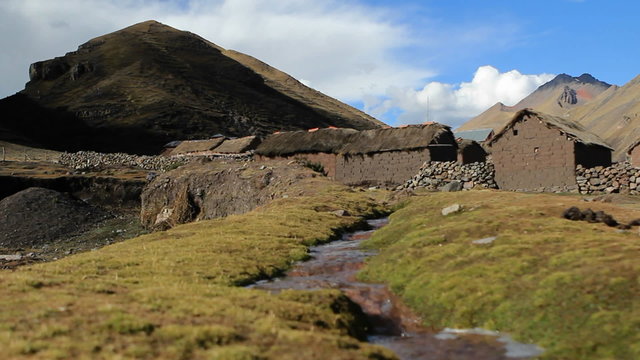 Stream outside of village