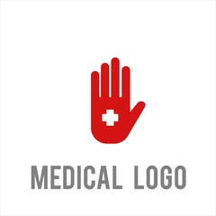 Obraz premium Medical Medicine Medic Hospital logo icon vector 