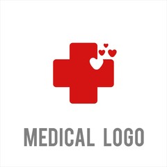 Medical Medicine Medic Hospital logo icon vector 