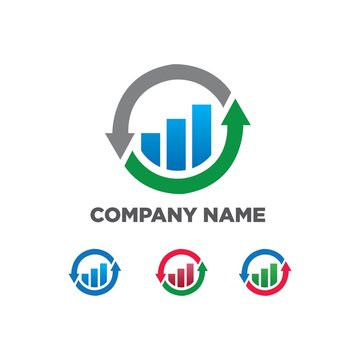 finance management financial vector logo icon 
