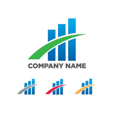 finance management financial vector logo icon 

