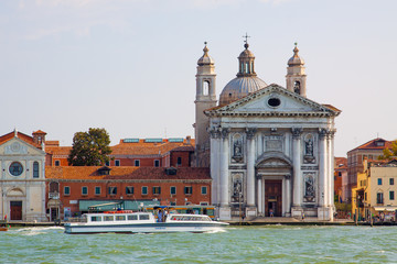 Fototapeta na wymiar Venice.Italy.The Church Dzhezuati.
