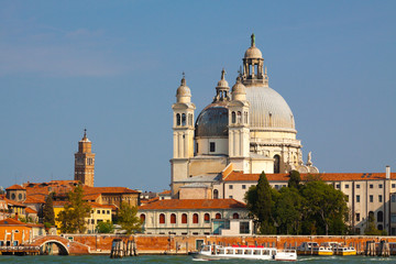 Fototapeta na wymiar Venice.Italy.Basilica di Santa Maria della Salute.