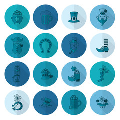 Saint Patricks Day Icon Set