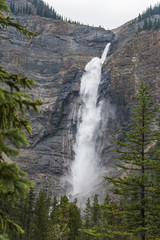 Takakkaw Falls in Alberta Canada
