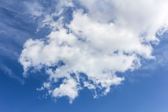 blue sky with clouds