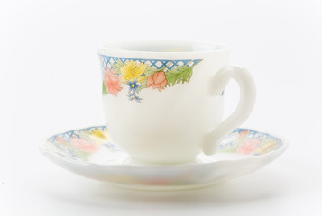 empty cup of coffee or mug