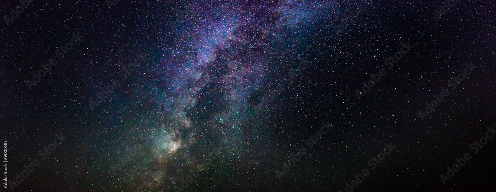 Wall mural milky way detail