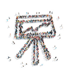 people  shape  sign  party