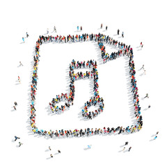 people  shape  sheet cartoon