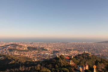 Fototapeta na wymiar Hills in Barcelona