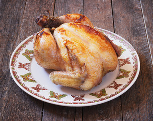 whole roasted chicken