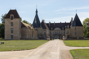 chateau outside Dijon, France