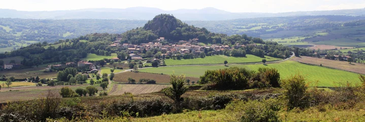 Foto auf Alu-Dibond vue du puy d'Ysson, Auvergne © Jacky Jeannet