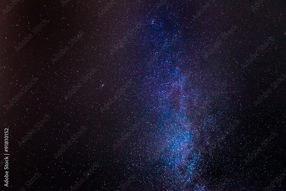 Wall mural the milky way