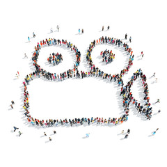 people  shape  camera  cartoon