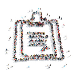 people  shape  sheet cartoon